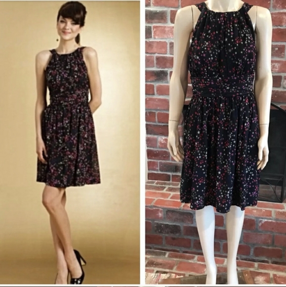 Trina Turk Kitty Hawk Silk Star Dress. - Picture 4 of 10